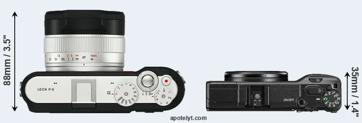 Compare X-U Typ 113 versus GR II top
