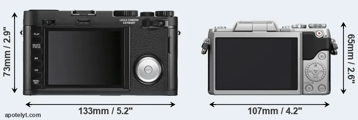 Comparison X Vario or GF7 rear