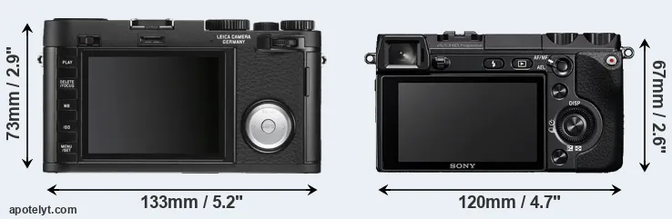 Comparison X Vario or NEX-7 rear