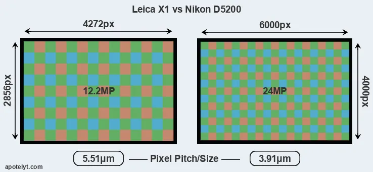 X1 versus D5200 MP