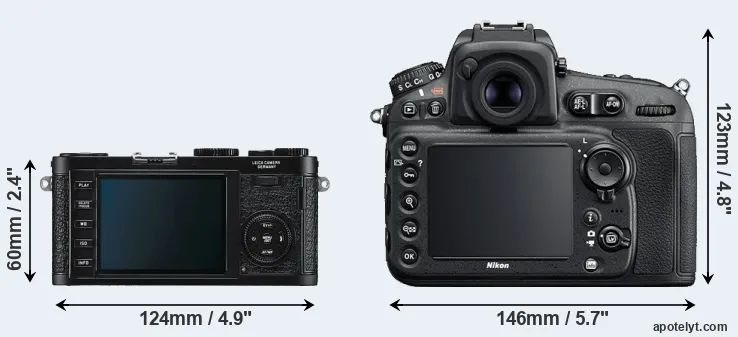 Comparison X1 or D810 rear