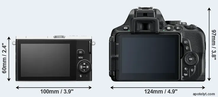 Comparison J4 or D5600 rear