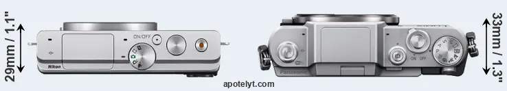 Compare J4 versus GF7 top