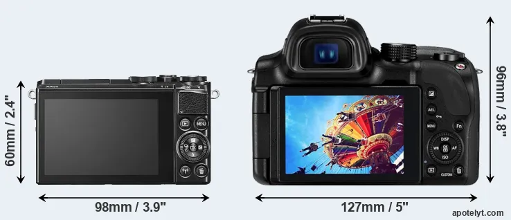 Comparison J5 or NX30 rear