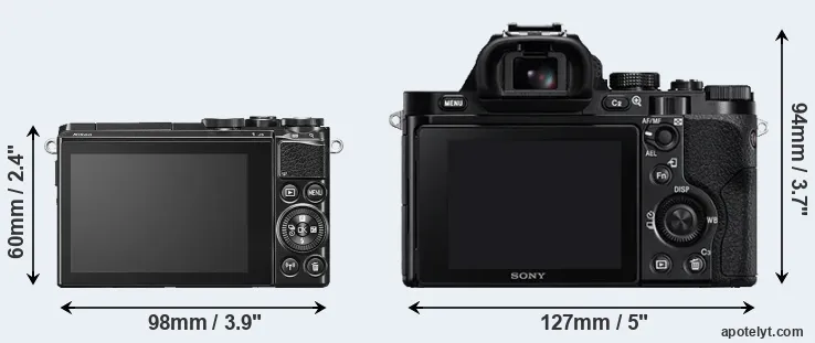 Comparison J5 or A7 rear