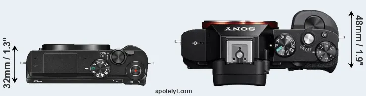 Compare J5 versus A7 top
