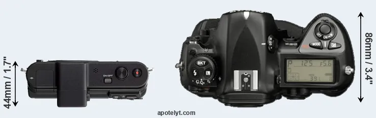 Compare V1 versus D2X top