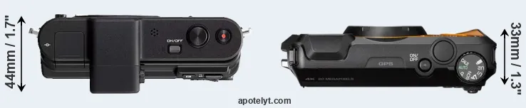 Compare V1 versus WG-6 top