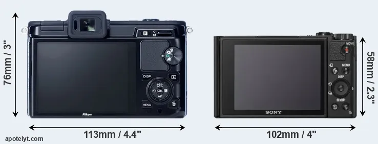 Comparison V1 or WX800 rear
