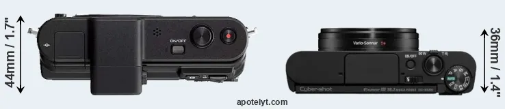 Compare V1 versus WX800 top