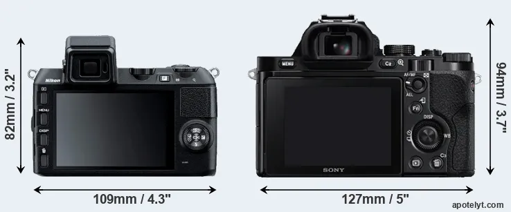 Comparison V2 or A7 rear