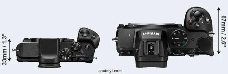 Compare V3 versus Z5 top