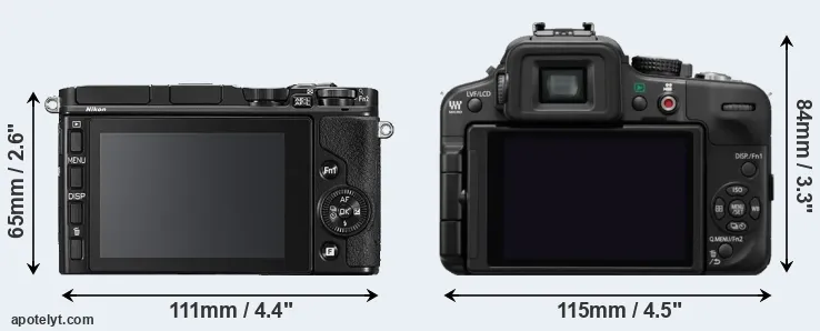 Comparison V3 or G3 rear