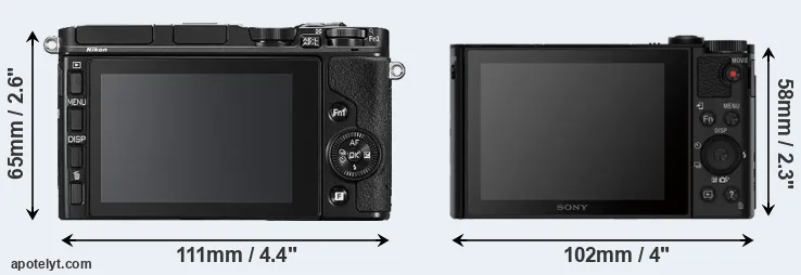 Comparison V3 or HX80 rear