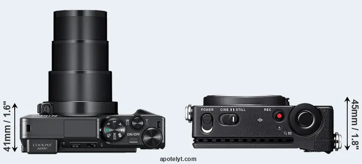 Compare A1000 versus fp top