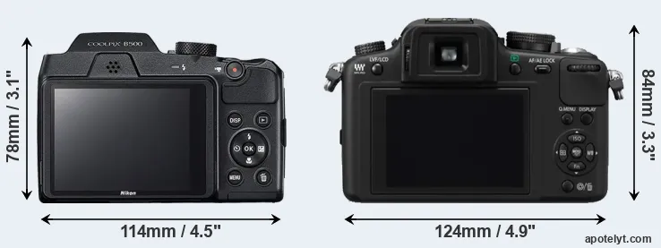 Comparison B500 or G10 rear
