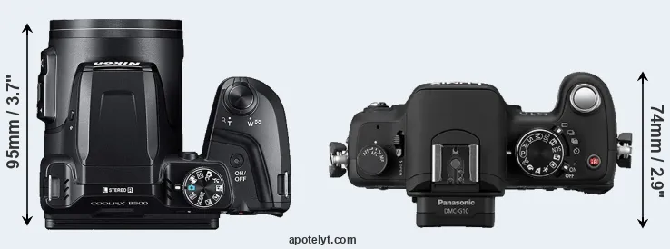 Compare B500 versus G10 top