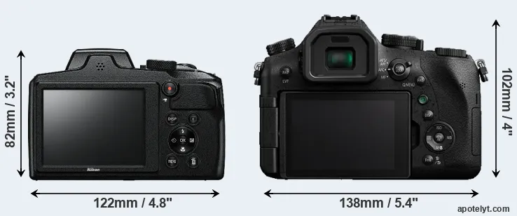 Comparison B600 or FZ2500 rear