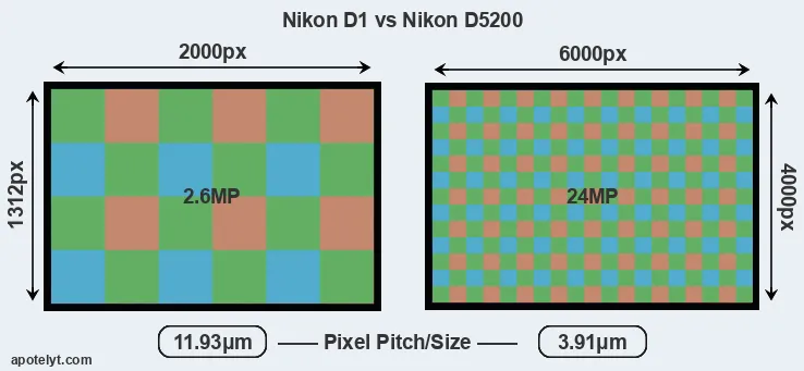 D1 versus D5200 MP