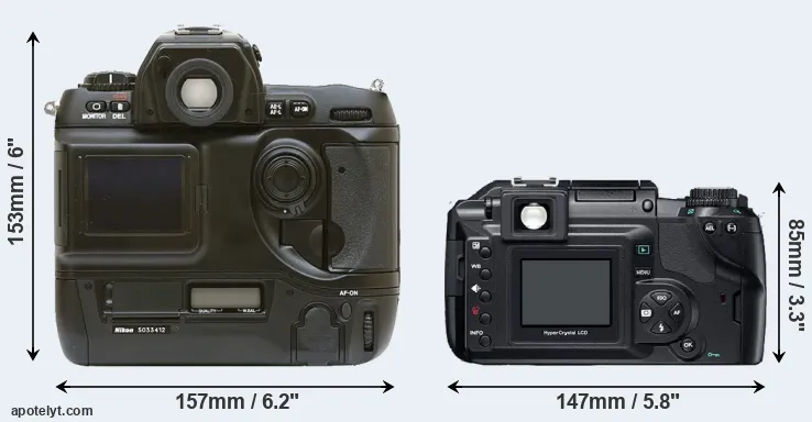 Comparison D1 or E-300 rear