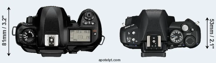 Compare D100 versus E-450 top