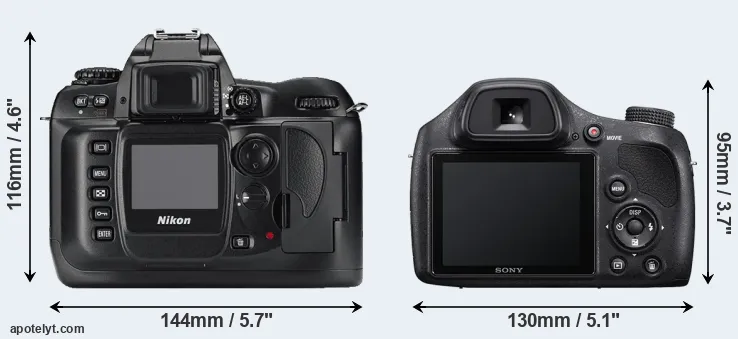Comparison D100 or H400 rear