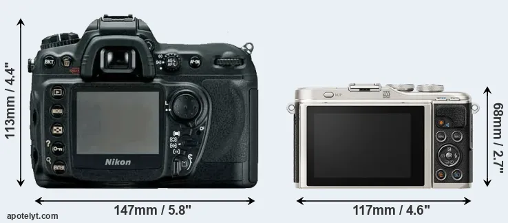 Comparison D200 or E-PL9 rear