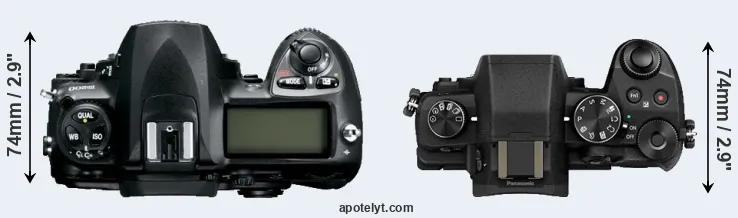 Compare D200 versus G80 top