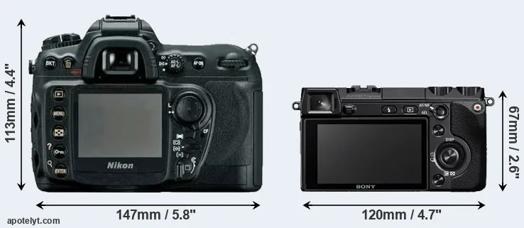 Comparison D200 or NEX-7 rear