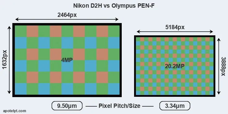 D2H versus PEN-F MP