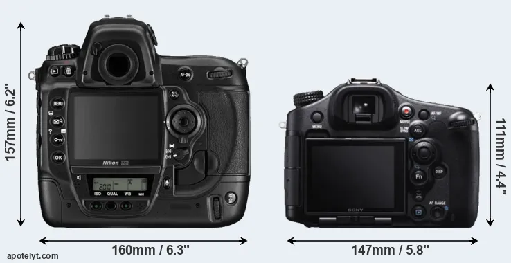Comparison D3 or A99 rear