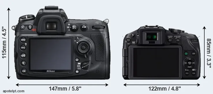 Comparison D300S or G6 rear