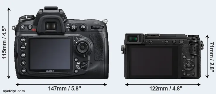 Comparison D300S or GX80 rear