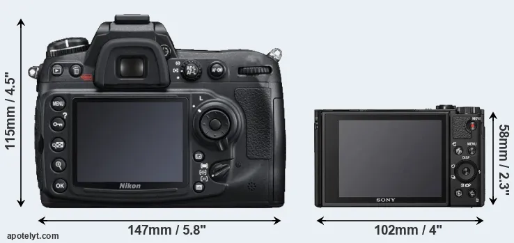 Comparison D300S or HX95 rear