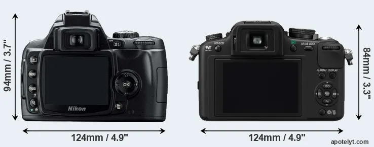 Comparison D40 or G10 rear