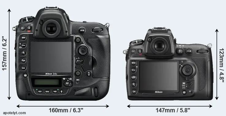 Comparison D4S or D700 rear