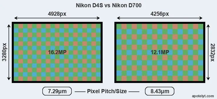 D4S versus D700 MP