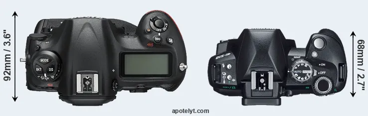 Compare D5 versus E-510 top