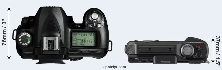 Compare D50 versus TS7 top