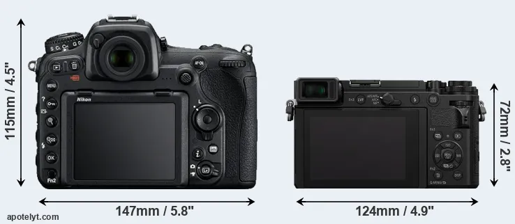 Comparison D500 or GX9 rear