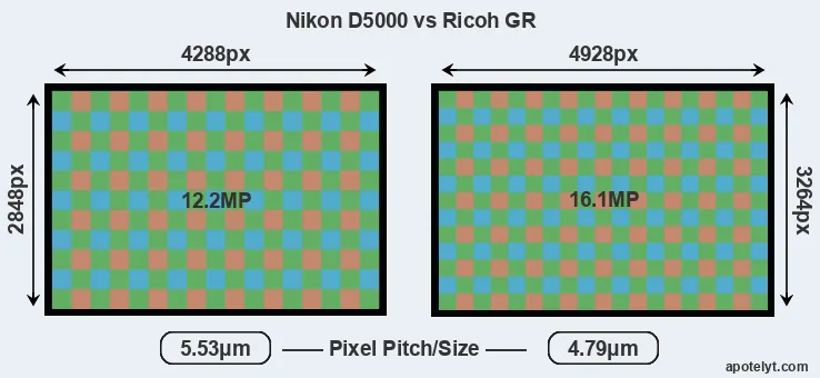 D5000 versus GR MP