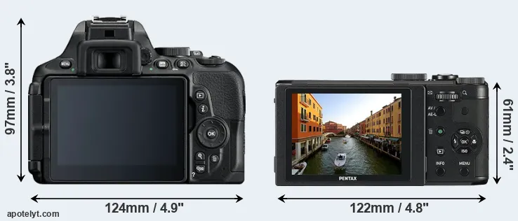 Comparison D5600 or MX-1 rear