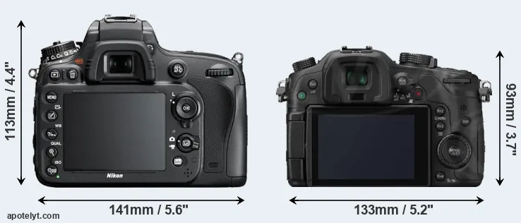 Comparison D600 or GH3 rear