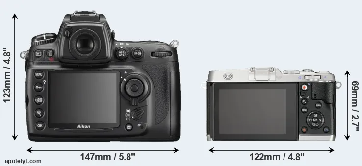 Comparison D700 or E-P5 rear