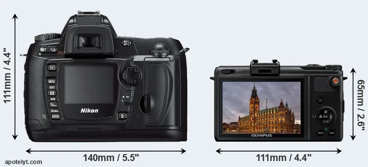 Comparison D70s or XZ-1 rear
