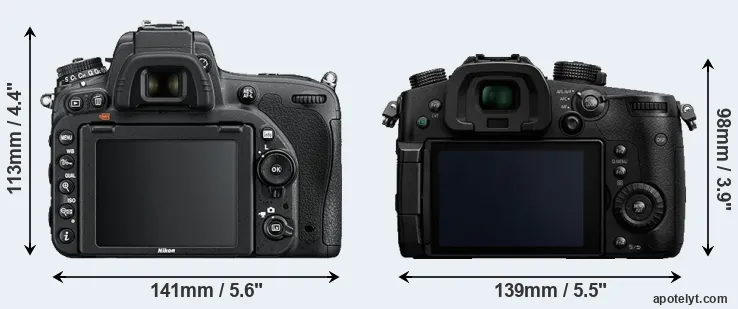Comparison D750 or GH5 rear