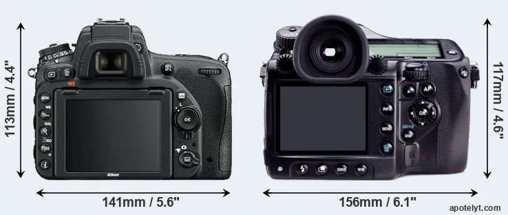 Comparison D750 or 645D rear