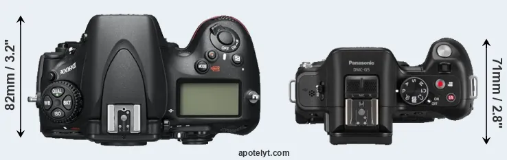 Compare D800E versus G5 top