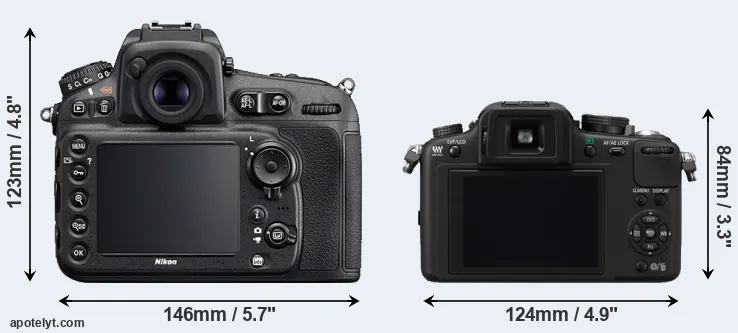 Comparison D810 or G10 rear