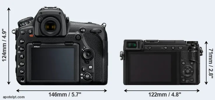 Comparison D850 or GX80 rear